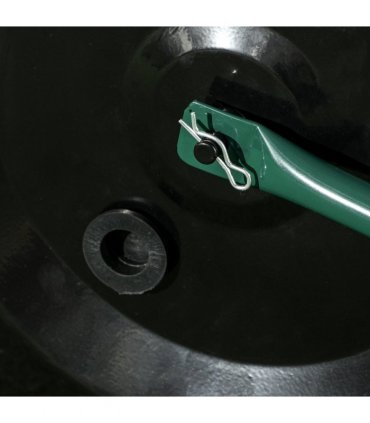 60L Steel Garden Roller Push Pull w/ Fillable Cylinder Water Rolling Drum