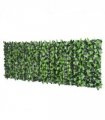 Artificial Leaf Hedge Screen Privacy Fence Panel Green 300L x 100H cm