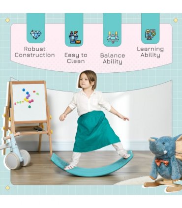 ZONEKIZ Balance Board, Kids Wobble board, Montessori Nursery Toy for 3-6 Years