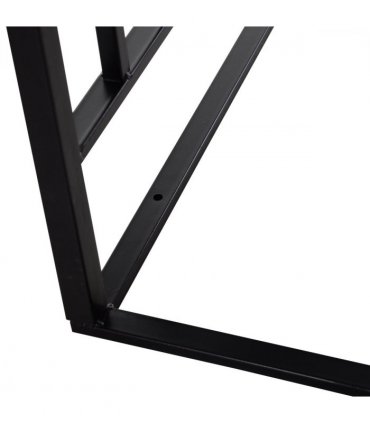 Metal Garden Entrance Arch Matte Black 131cmx49cmx212cm Elegant Outdoor Impact