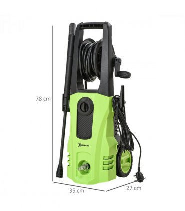 DURHAND Portable Power Washer 1800W, 150 Bar, 510 L/h for Garden, Car, Furniture