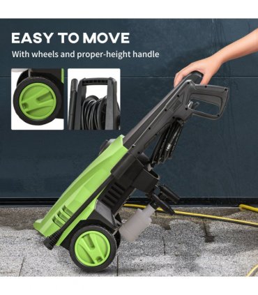 DURHAND Portable Power Washer 1800W, 150 Bar, 510 L/h for Garden, Car, Furniture