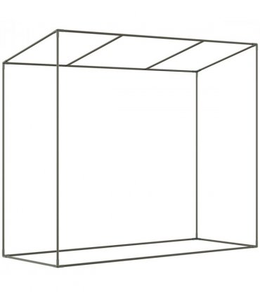 Greenhouse Steel White 200cm x 76cm x 150-168cm Walk-in Garden Plant Warm House