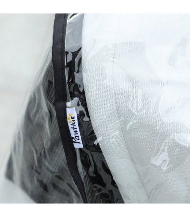 Dog Stroller Rain Cover Clear 60 x 34 x 68 cm Lightweight Portable Easy Access