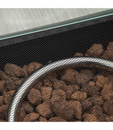 Outsunny Gas Fire Pit Table w/ Rain Cover, Windscreen & Lava Stone, 50,000 BTU