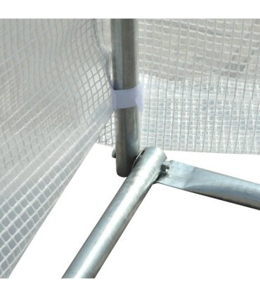 Outsunny 6 x 3 x 2 m Polytunnel Greenhouse w/ Zippered Door and 8 Windows