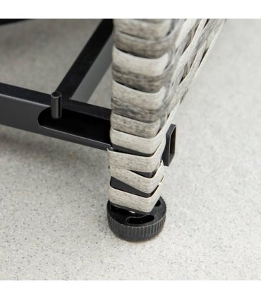 Gas Fire Pit Table Grey 71cmx71cmx63cm Lava Stone 40,000 BTU Rain Cover Mesh Lid