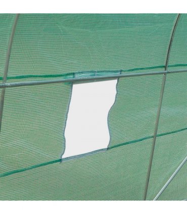 Outsunny 4.5m x 2m x 2m Walk-In Gardening Plant Greenhouse w/ PE Cover, Green