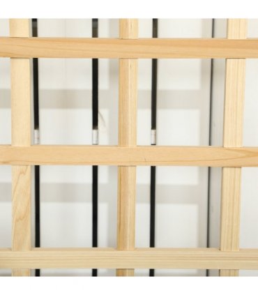 Wooden Garden Planters with Trellis Natural 90cm x 43cm x 150cm Fir Wood