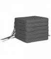 Chair Cushion Seat Pads Set of 6 Grey 42L x 42W x 5Dcm Outdoor Dining Garden