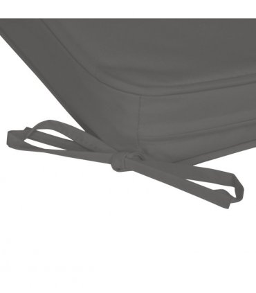 Chair Cushion Seat Pads Set of 6 Grey 42L x 42W x 5Dcm Outdoor Dining Garden