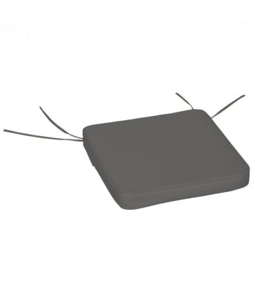 Chair Cushion Seat Pads Set of 6 Grey 42L x 42W x 5Dcm Outdoor Dining Garden