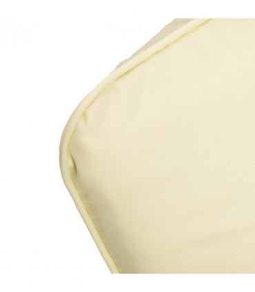 Outdoor Seat and Back Cushion Set, Beige, OLEFIN, 61cm x 61cm x 15cm