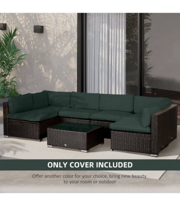 Polyester Grey 65cm x 65cm x 8cm Cushion Covers Pack of 14 Seat Large Small