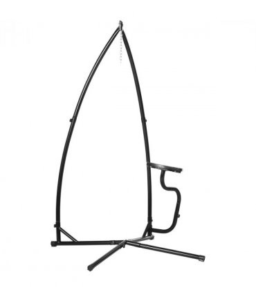 Hammock Chair Stand Only Heavy Duty Metal C-Stand Indoor or Outdoor