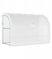 300 x 150 x 213 Plant Greenhouse Garden Nursery w/ Cover Window, White