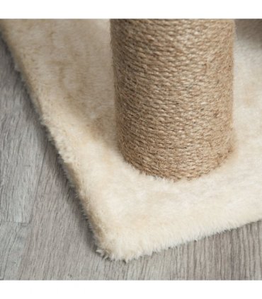 Cat Tree Kitten Tower w/ Scratching Post, Pad, Bed, Perch, Toy Ball