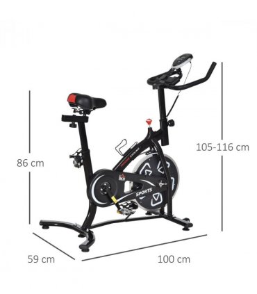 Exercise Training Bike Indoor Cycling Bicycle Trainer LCD Monitor