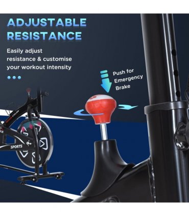 Exercise Training Bike Indoor Cycling Bicycle Trainer LCD Monitor