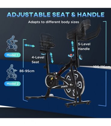 Exercise Training Bike Indoor Cycling Bicycle Trainer LCD Monitor