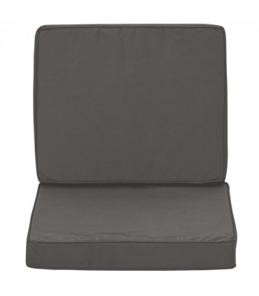 Outdoor Seat and Back Cushion Set Replacement Cushions, Dark Grey