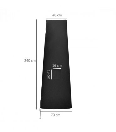 Parasol Umbrella Cover Outdoor Protector Weatherproof Cantilever Garden