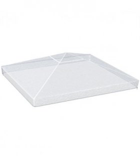 Gazebo Protective Cover Waterproof PVC Clear 300L x 300W x 80H cm 3 x 3 (m)