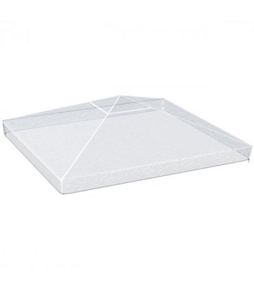 Gazebo Protective Cover Waterproof PVC Clear 300L x 300W x 80H cm 3 x 3 (m)
