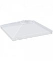 Gazebo Protective Cover Waterproof PVC Clear 300L x 300W x 80H cm 3 x 3 (m)
