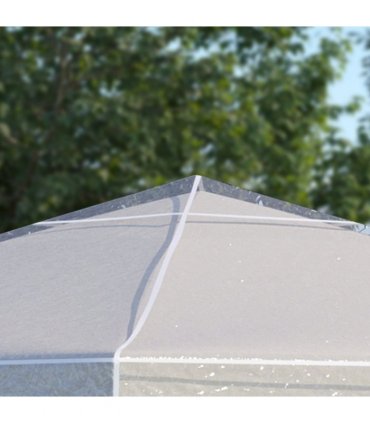 Gazebo Protective Cover Waterproof PVC Clear 300L x 300W x 80H cm 3 x 3 (m)