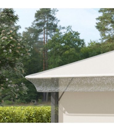 Gazebo Protective Cover Waterproof PVC Clear 300L x 300W x 80H cm 3 x 3 (m)