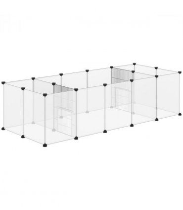 Pet Playpen, 18 Panels DIY Small Animal Cage for Guinea Pigs Hedgehogs