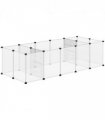 Pet Playpen, 18 Panels DIY Small Animal Cage for Guinea Pigs Hedgehogs