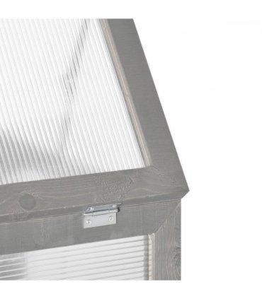 3-tier Wood Greenhouse Plant Storage Shelf Garden Cold Frame Grow House