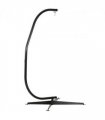 Metal Black 112cm x 79cm x 215cm Hammock Chair Stand Only Heavy Duty C-Stand