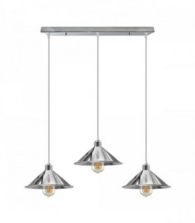Ceiling pendant Light Metal Vintage/Retro 22cm cone shape hanging lamp shade