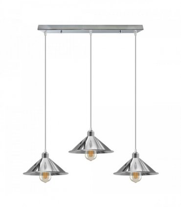 Ceiling pendant Light Metal Vintage/Retro 22cm Cone Shape Hanging Lamp Shade