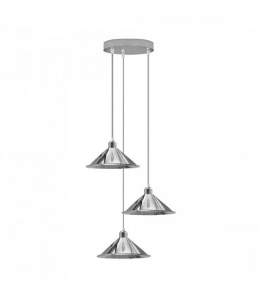 3 Head Round Base Industrial Vintage Ceiling Pendant Light Shade Hanging Lamp Lights