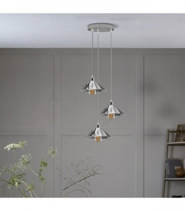 Ceiling Pendant Light Shade Hanging Lamp Metal Vintage/Retro Cone Shape 22cm