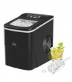 Ice Maker 12kg/24H Production with Scoop Basket for Home Office Black