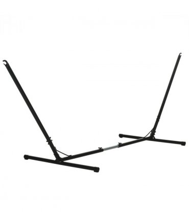 Hammock Stand Black Powder Coated Steel 313-388L x 109W x 116Hcm 12ft/3.8m