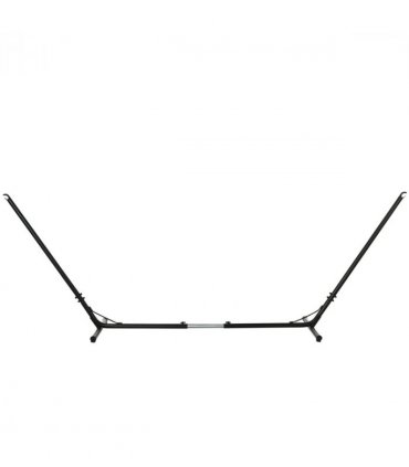 Hammock Stand Black Powder Coated Steel 313-388L x 109W x 116Hcm 12ft/3.8m