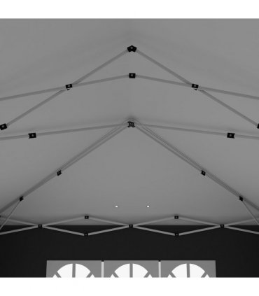 3 x 6m Pop Up Gazebo Height Adjustable Party Tent w/ Storage Bag Black