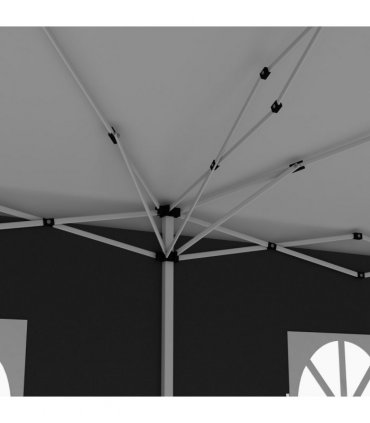 3 x 6m Pop Up Gazebo Height Adjustable Party Tent w/ Storage Bag Black