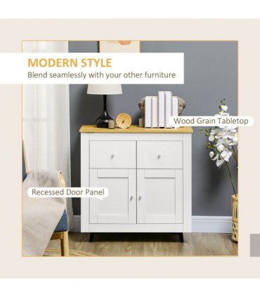Sideboard Storage Cabinet Freestanding Kitchen Cupboard with Drawers