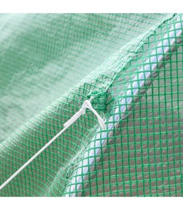 Polytunnel Greenhouse PE Cover Green 3.5L x 2W x 2H m Walk-in Tunnel Greenhouse