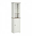 Tall Bathroom Cabinet Storage Cupboard with Door, Adjustable Shelves
