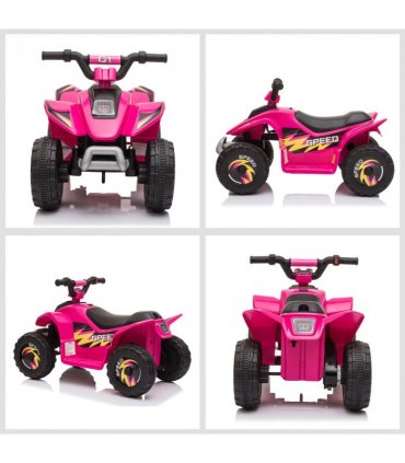 6V Kids Electric Ride on Car with Big Wheels 18-36 Months Toddlers Pink