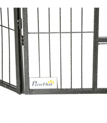 Heavy Duty Dog Pen with 2 Doors, 16 Panels Dog Playpen Puppy Pen, 60H cm