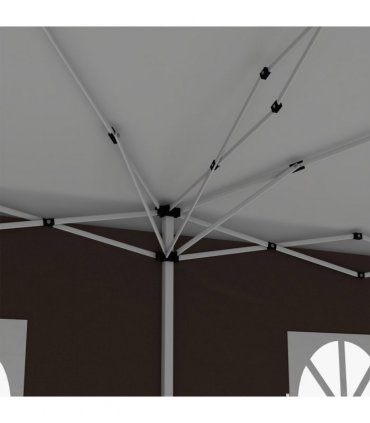 3 x 6m Pop Up Gazebo Height Adjustable Party Tent w/ Storage Bag Black